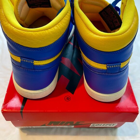 Air Jordan 1 Retro High OG Reverse Laney Sneakers Size 10.5 - Picture 3 of 8